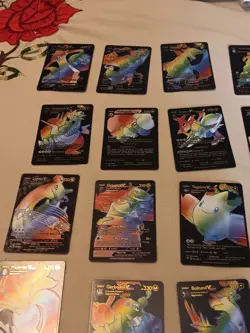 20 Pokemon Black foil pokemon cards - Image 2