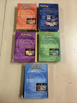 LOT OF POKEMON TCG THEME DECK BOXES - BLACKOUT,ZAP,OVERGROWTH,BRUSHFIRE-NO CARDS - Image 2