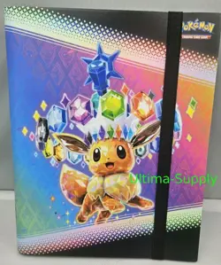 Pokemon Prismatic Evolutions Album/BINDER (21 Pages of 9 Pockets) Fits 189 cards - Image 1