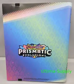Pokemon Prismatic Evolutions Album/BINDER (21 Pages of 9 Pockets) Fits 189 cards - Image 2
