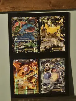 Pokemon Pikachu TCG EX Black Star Promo Card #XY124 Jumbo Full Set NM+ - Image 1