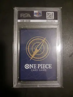 One Piece Card Game TCG Trafalgar Law OP01-047 Alt Art Pre-Errata PSA 10 - Image 2
