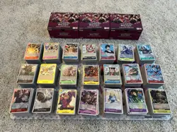One Piece TCG x2100 Holo Cards BULK LOT NM ENGLISH OP05-OP12 + EB02, 2100 count - Image 1