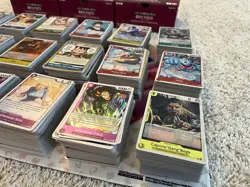 One Piece TCG x2100 Holo Cards BULK LOT NM ENGLISH OP05-OP12 + EB02, 2100 count - Image 4