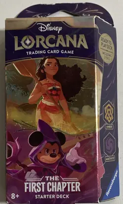 Disney Lorcana Trading Card Game The First Chapter Starter Deck - 60 Cards - Image 1