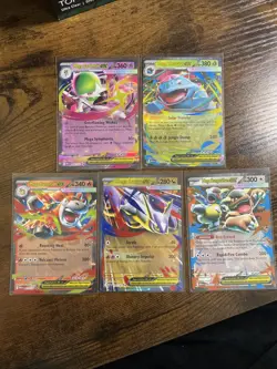 Pokemon TCG Mega Evolutions EX Card Lot of 5 - Image 1