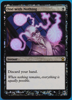 One with Nothing FOIL Saviors of Kamigawa PLD Black Rare CARD (498024) ABUGames - Image 1