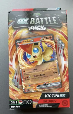 Pokemon Cards - EX Battle Decks - VICTINI EX (60-Card Deck, Deck Box, Coin+ NIB - Image 1