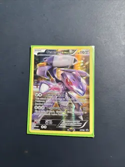 Pokemon TCG Genesect XY119 Black Star Promo Holo Foil Full Art Card MP Condition - Image 1