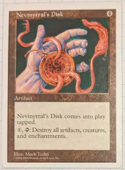 MTG Nevinyrral's Disk LP Rare Anthologies 1 ATH - Image 1