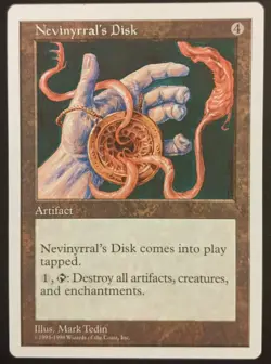 MTG Nevinyrral's Disk LP Rare Anthologies 1 ATH - Image 2