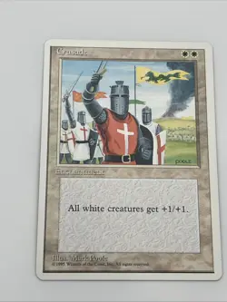 Magic The Gathering 4th Edition Banned Card Near Mint Never Played Crus@de Poole - Image 4