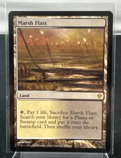 Magic The Gathering: Marsh Flats Zendikar Regular Fetch Land - MF3 - Image 1