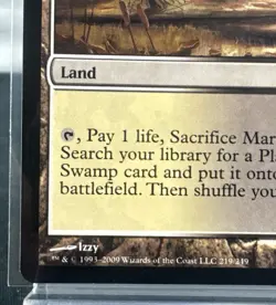 Magic The Gathering: Marsh Flats Zendikar Regular Fetch Land - MF3 - Image 5