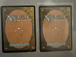 2x MtG Signed Land Lot -Llanowar/Encroaching Wastes - Image 2