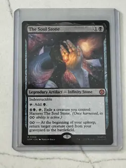 The Soul Stone Marvel's Spider-Man Regular #66 MTG Near Mint Mythic Pack Fresh - Image 1