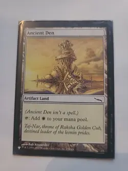 MTG - 1x Ancient Den - Mirrodin - LP - Artifact Land - Magic The Gathering #278 - Image 1