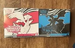 Pokemon TCG SV10.5 Black Bolt & White Flare Elite Trainer Box Bundle Sealed NEW - Image 1