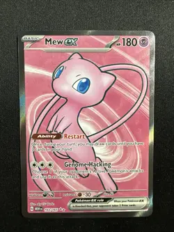Pokemon TCG Mew ex Scarlet & Violet-151 193/165 Holo Ultra Rare English - Image 1