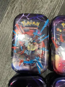 TCG Pokemon Mega Evolutions Mega Heroes Mini Tins | Set Of 6 | Sealed - Image 3