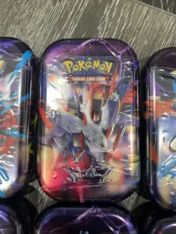 TCG Pokemon Mega Evolutions Mega Heroes Mini Tins | Set Of 6 | Sealed - Image 4