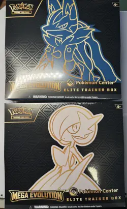 Pokemon Center Mega Evolution Gardevoir & Lucario ETB 1 each Factory Sealed - Image 1
