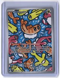 Tatsugiri - 186/167 Illustration Rare Holo NM Pokemon SV06: Twilight Masquerade - Image 1