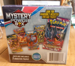 Pokemon TCG Mystery Power Box Factory Sealed 5 Booster Packs Chase Pack Seeded - Image 1