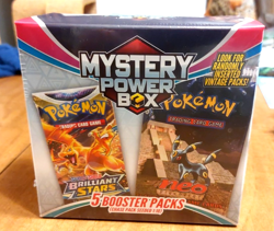 Pokemon TCG Mystery Power Box Factory Sealed 5 Booster Packs Chase Pack Seeded - Image 3