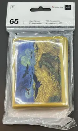 Sealed Corviknight Wheatfield Pokemon Center x Van Gogh Museum 65 CT Sleeves - Image 1