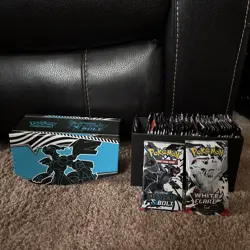 Pokemon Black Bolt White Flare Sealed X36 Booster Box Quantity 18 Black 18 White - Image 1