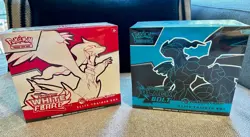Pokemon TCG Black Bolt and White Flare Pokemon Center ETB, IN HAND - Image 1