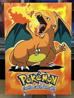 Pokemon Topps Charizard #E6 The First Movie (Blue Logo) - Image 1