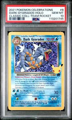 2021 Pokemon Dark Gyarados - Celebrations - 30164 - PSA 10 Gem MT - Image 2