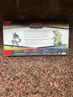 Pokemon TCG Prismatic Evolutions Lucario ex & Tyranitar ex Premium Collection - Image 4