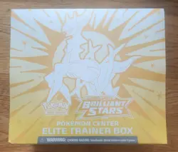 Pokemon Center Exclusive Sword & Shield Brilliant Stars Elite Trainer Box ETB - Image 1