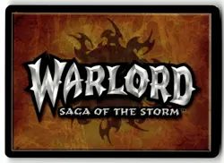 Warlord: Saga of the Storm CCG Preview Set Promo Card Banish the Wound - Image 2