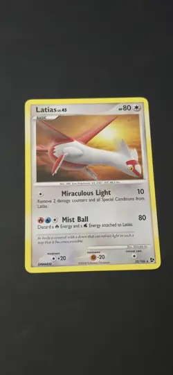 Pokemon Diamond & Pearl Great Encounters - Latias (Rare) Card 22/106 NM - Image 2