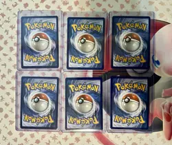 English Pokemon Illustration Rare Card Lot (6) Cleffa Victini Rapidash - Image 2
