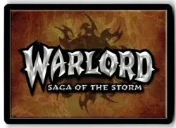 Warlord: Saga of the Storm CCG Preview Set Promo Card Stone - Image 3