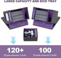 Card Deck Box for MTG Commander - Patented Design, Commander Display, Fits 120 D - Image 3