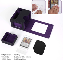 Card Deck Box for MTG Commander - Patented Design, Commander Display, Fits 120 D - Image 5