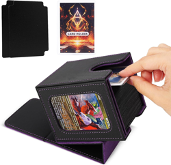 MTG Deck Box for Commander Display,Card Deck Box Fits 100 Double Sleeved Cards, - Image 1