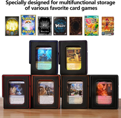 MTG Deck Box for Commander Display,Card Deck Box Fits 100 Double Sleeved Cards, - Image 4