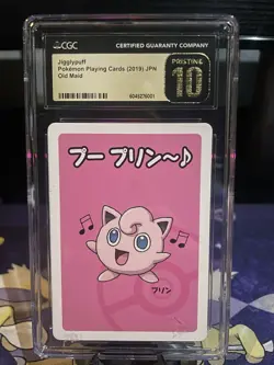 2019 Jigglypuff Old Maid Japanese Pokemon Card CGC 10 Pristine - Image 1
