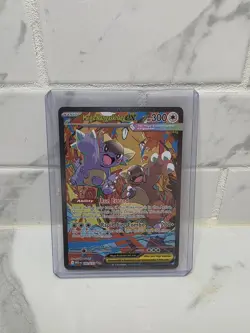 Mega Kangaskhan EX SAR 182/132 Near Mint Pokemon Card English - Image 1
