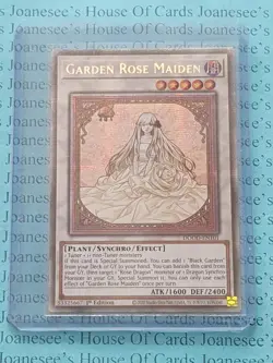 DOOD-EN101 Garden Rose Maiden Satrlight Rare Yu-Gi-Oh Card 1st New - Image 1