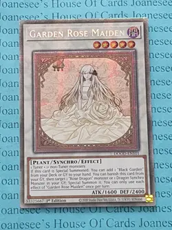 DOOD-EN101 Garden Rose Maiden Satrlight Rare Yu-Gi-Oh Card 1st New - Image 3