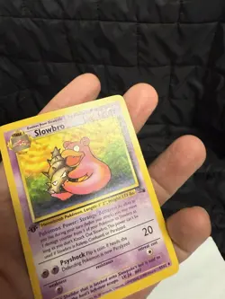 Slowbro 43/62 Uncommon Fossil 1st Edition Non Holo Pokemon Card - Image 5