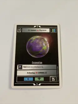 Star Trek CCG Missions Excavation Uncommon Card - Image 1